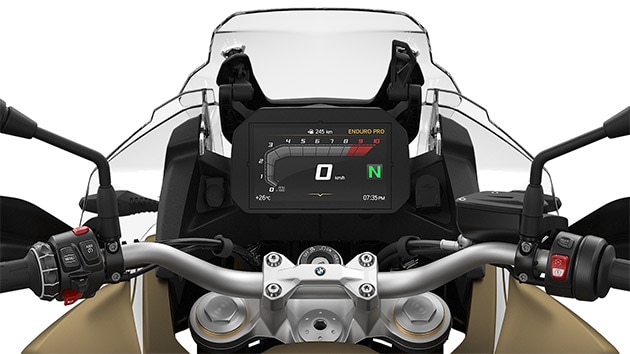 6,5-дюймовый TFT-дисплей F 850 GS Adventure