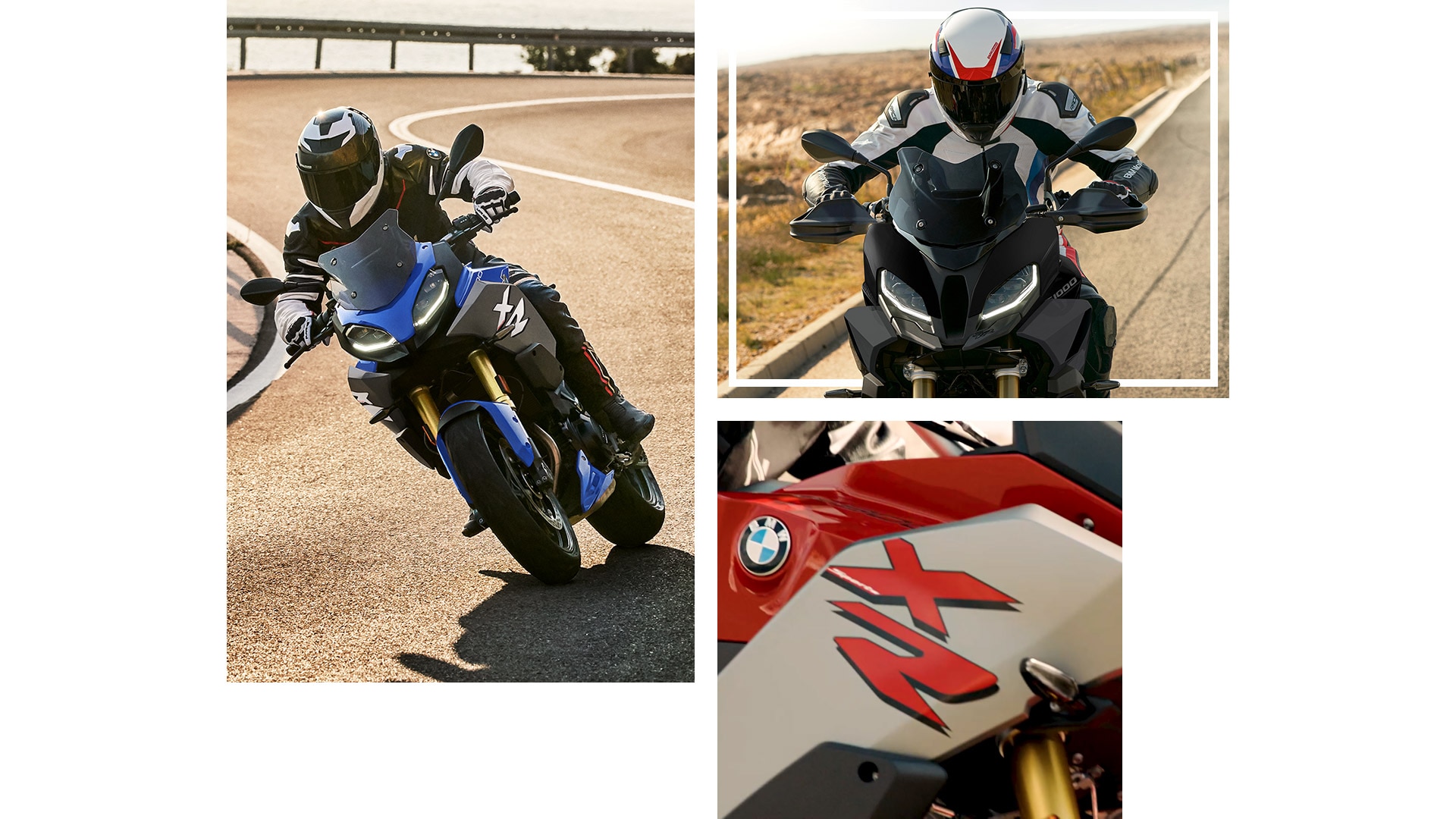 Коллаж с изображением моделей BMW Motorrad XR
