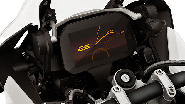 Кокпит мотоцикла R 1250 GS Adventure.