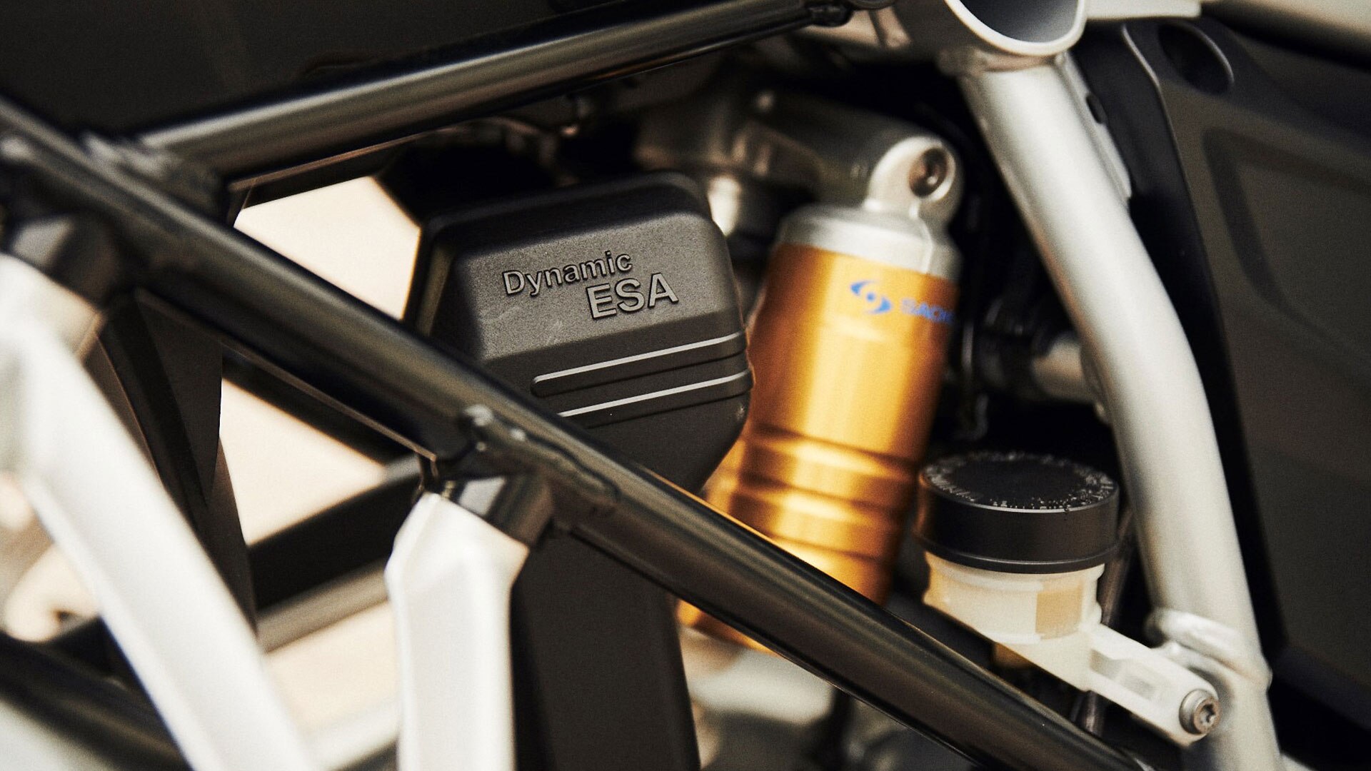BMW R 1250 GS с системой Dynamic ESA в стандартной комплектации.